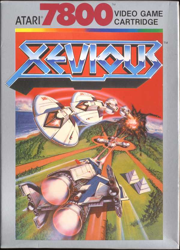 Xevious Box Scan - Front